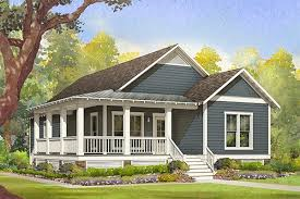 Modular blue house rendering